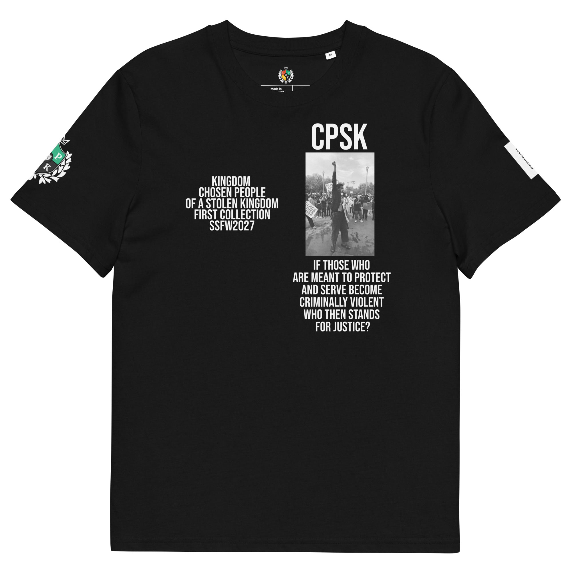 When Criminals Become Cops Unisex Organic Cotton Creator 2.0 T-Shirt