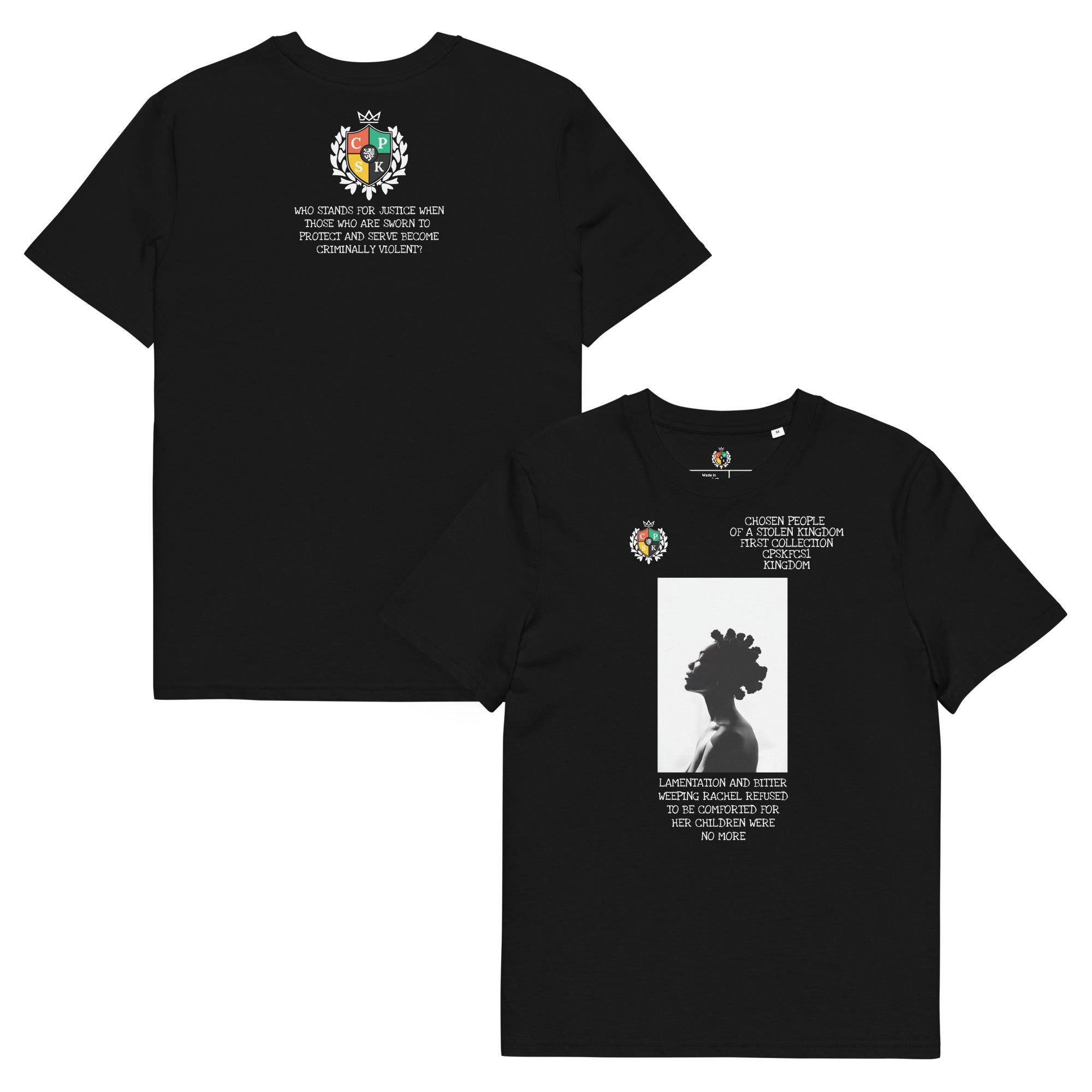 Rachael REFUSES To Be Comforted Unisex Organic Cotton Creator 2.0 T-Shirt